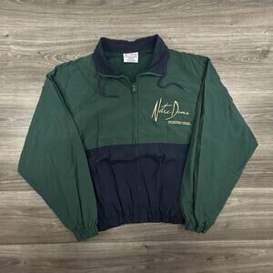 Vintage Notre Dame Jacket Mens Medium Fighting Irish NCAA Football Crable 90s